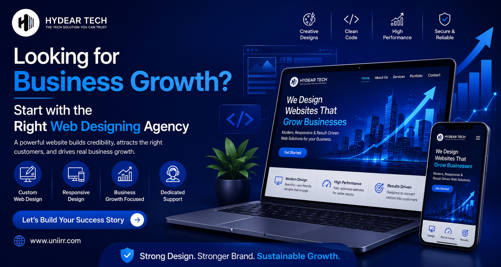 Looking for Business Growth? Start with the Right Web Designing Agency